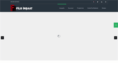 Desktop Screenshot of filoinsaat.com